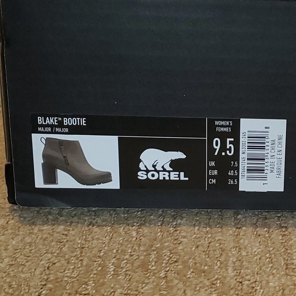Sorel Blake Bootie 9.5 Major Gray - Picture 2 of 13